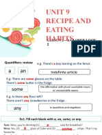 Unit 7 Recipes and Eating Habits Lesson 3 A Closer Look 2