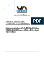 Estructura 3D biomoléculas proteínas