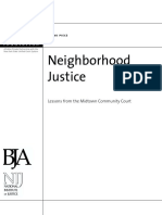 John Feinblatt Greg Berman Michele Sviridoff - Neighborhood Justice