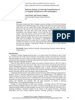 The Effect of Flipped Classroom Strategy On Listening Comprehension of Undergraduate Students at English Department in IAIN Batusangkar