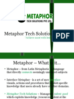 Metaphor Tech Solutions Pvt. LTD: "Achieve Most With Less"