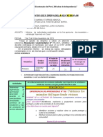 Informe Mensual 2do Grado