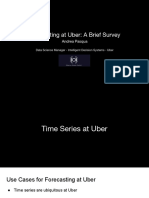 Forecasting at Uber: A Brief Survey: Andrea Pasqua