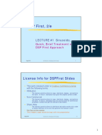 DSP First, 2/E: License Info For Dspfirst Slides