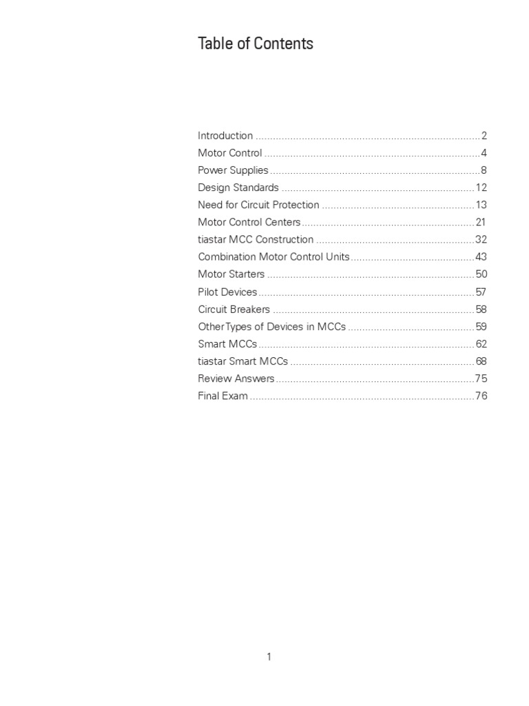 Motor Control Centers | PDF