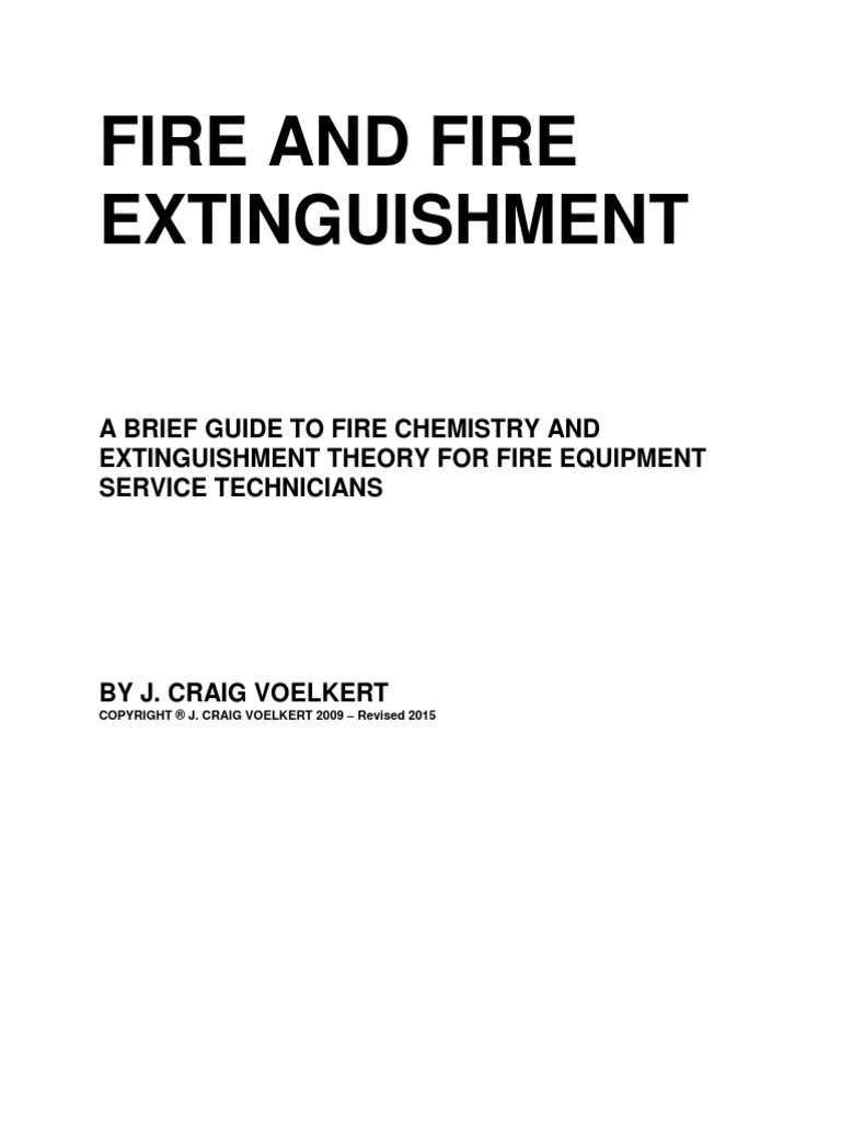 Fire and Fire Extinguishment | PDF | Fires | Combustion