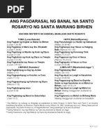 Tagalog Rosary Guide | PDF