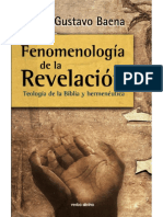 Fenomenología de La Revelación - Gustavo Baena