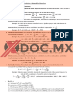 Porcentajes Progresiones Geometricas y Matematica Financiera