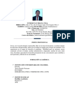 Perfil profesional joven derecho experiencia atención cliente