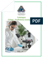Catalogue Trilogy - Proficiency Testing 2021: Analytical Solutions Solving Analytical Challenges