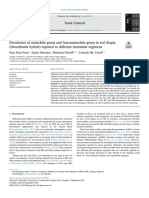 Persistence of Malachite Green and Leucomalachite Green in Red Tilapia