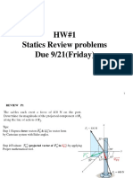 Statics Review HW (HW#1)