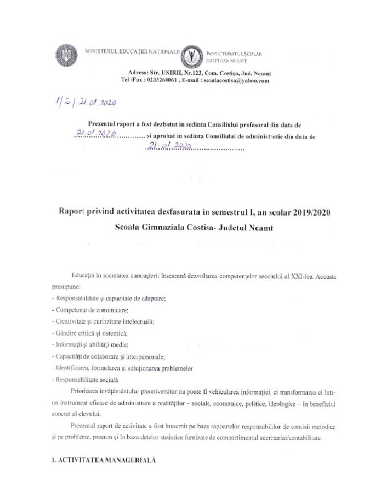 Analiza Activ Sem1 2019 2020 | PDF
