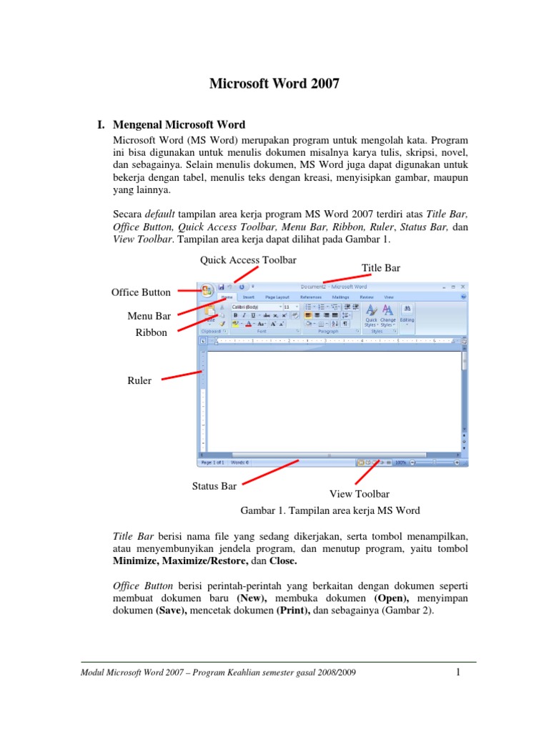 Modul Microsoft Office 2007 | PDF