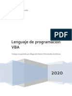 Fundamentos de programación VBA