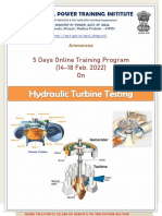 Brochure For Hydro Turbine Testing - Utility 14-18.02.2022
