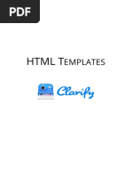 HTML Templates