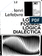 LEFEBVRE, HENRI - Lógica Formal, Lógica Dialéctica (1) (OCR) [por Ganz1912]