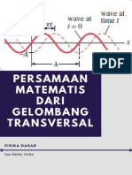 Persamaan Matematis Dari Gelombang Transversal