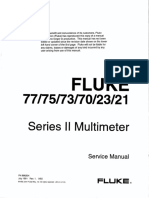FLUKE 77, 75, 73, 70, 23, 21 Series II Service