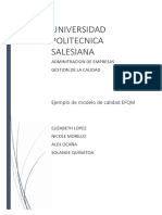 Ejemplo de Modelo de Calidad EFQM