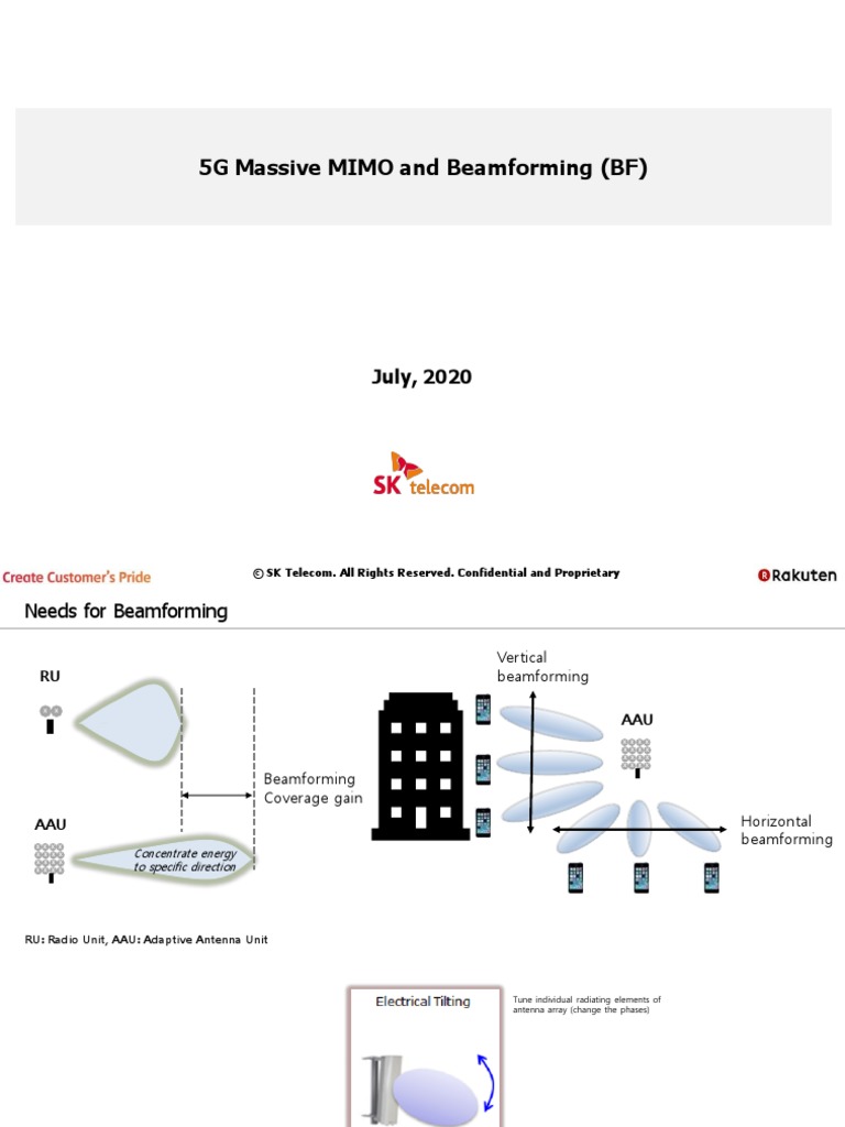 5G Beamforming and Massive MIMO | PDF | Antenna (Radio) | Mimo
