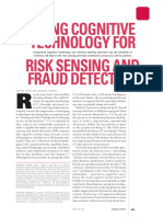 Using Cognitive Technology For Risk Sensing and Fraud Detection