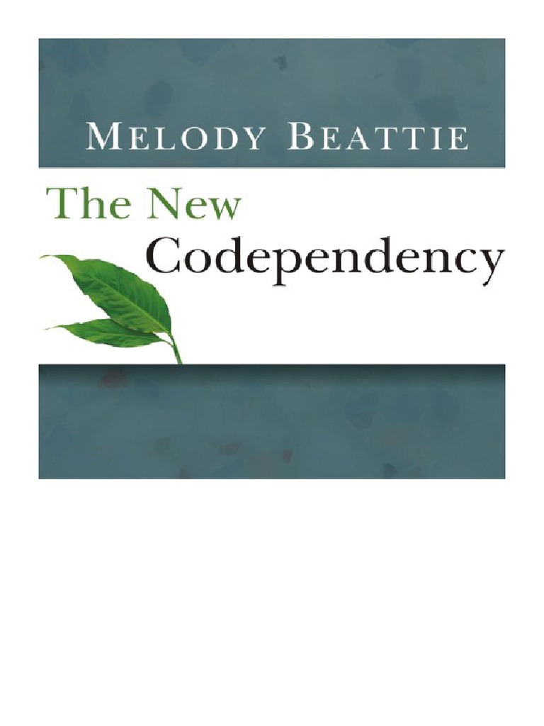 The New Codependency by Melody Beattie PDF