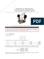 Power Methods For Eigenvalues: MATH2071: Numerical Methods in Scientific Computing II
