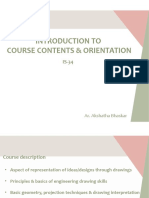 Introduction To Course Contents & Orientation: Ar. Akshatha Bhaskar