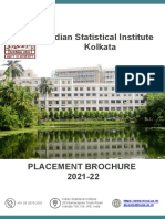 ISI Placement Brochure 2021-22