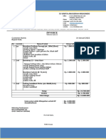 CV KARYA ANUGERAH KREASINDO - Invoice for Neonbox, Backdrop, Signage and Cutting Projects