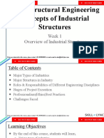 Draft 1 - Week 1 - Basic Structural Engineering Concepts of Industrial Structures