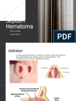 Nasal Septum Hematoma: Sarit Levinsky Group M1656