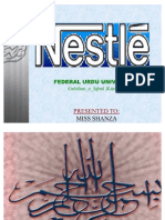 30768475 Swot Analysis Nestle Company