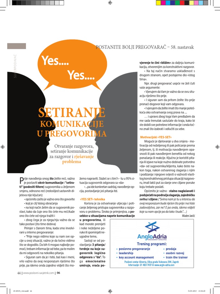Komunikacija U Pregovorima | PDF