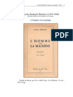 L'Homme Et La Machine - Nicolas Berdiaeff