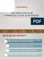 The Principles of Communication in Business