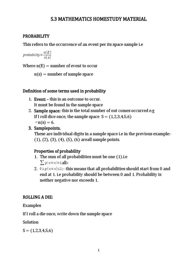 Probability Primer An Introduction to Calculating Probabilities