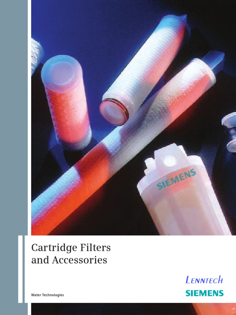 Lenntech Cartridge Filters and Accessories PDF Sterilization