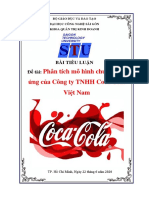 Tiểu luận Quản trị kinh doanh - Phân tích mô hình chuỗi cung ứng của Công ty TNHH Coca Cola Việt Nam - 1323963