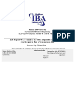 Lab Report# 07: To Analyze The Effect of Parallel Compensation On Reactive Power Flow of Transmission Line