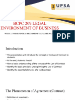BCPC 209:legal Environment of Business: Week 2: Presentation Prepared by Afia Serwaa Essandoh (MRS.)