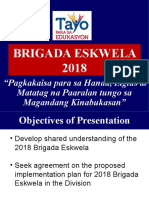 Brigada Eskwela 2018 - April ManCom Presentation