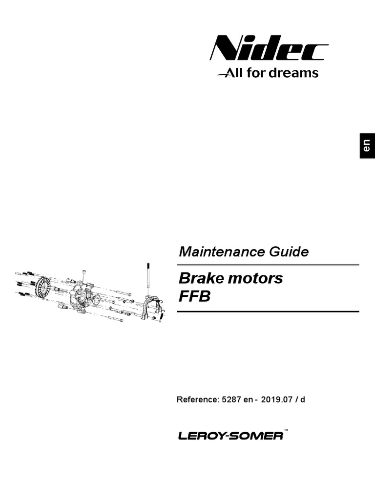 Brake Motors FFB Maintenance Guide Maintenance Guide PDF Electric
