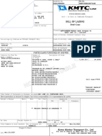 Bill of Lading: Draft