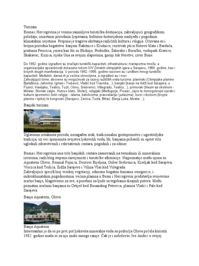 Turizam | PDF