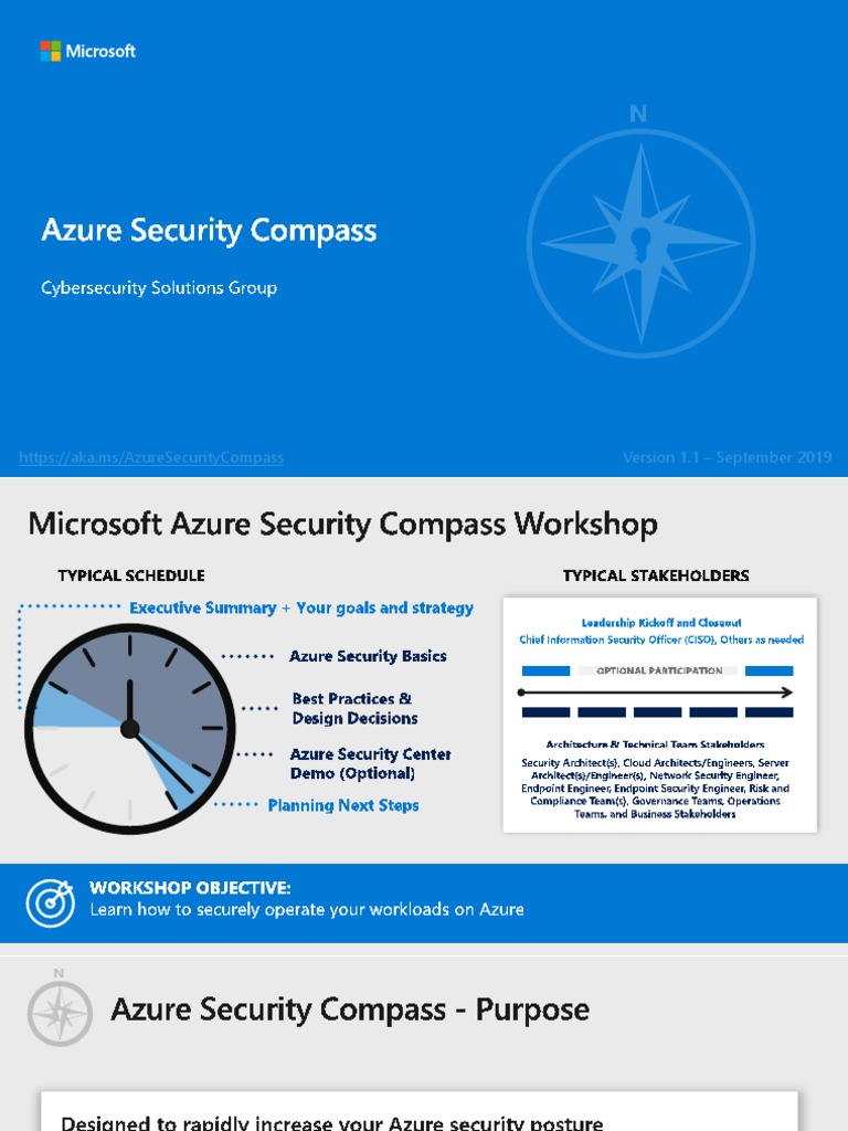 Azuresecuritycompass | PDF | Microsoft Azure | Computer Network