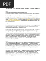 Principi Fondamentalidella Costituzione